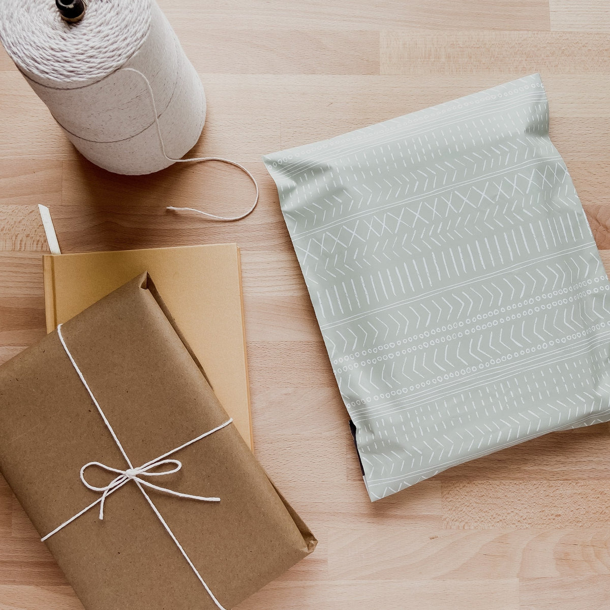 5000 Green Poly Mailers 6x9 Inches - 2.5 Mil Self-Sealing Shipping Envelopes